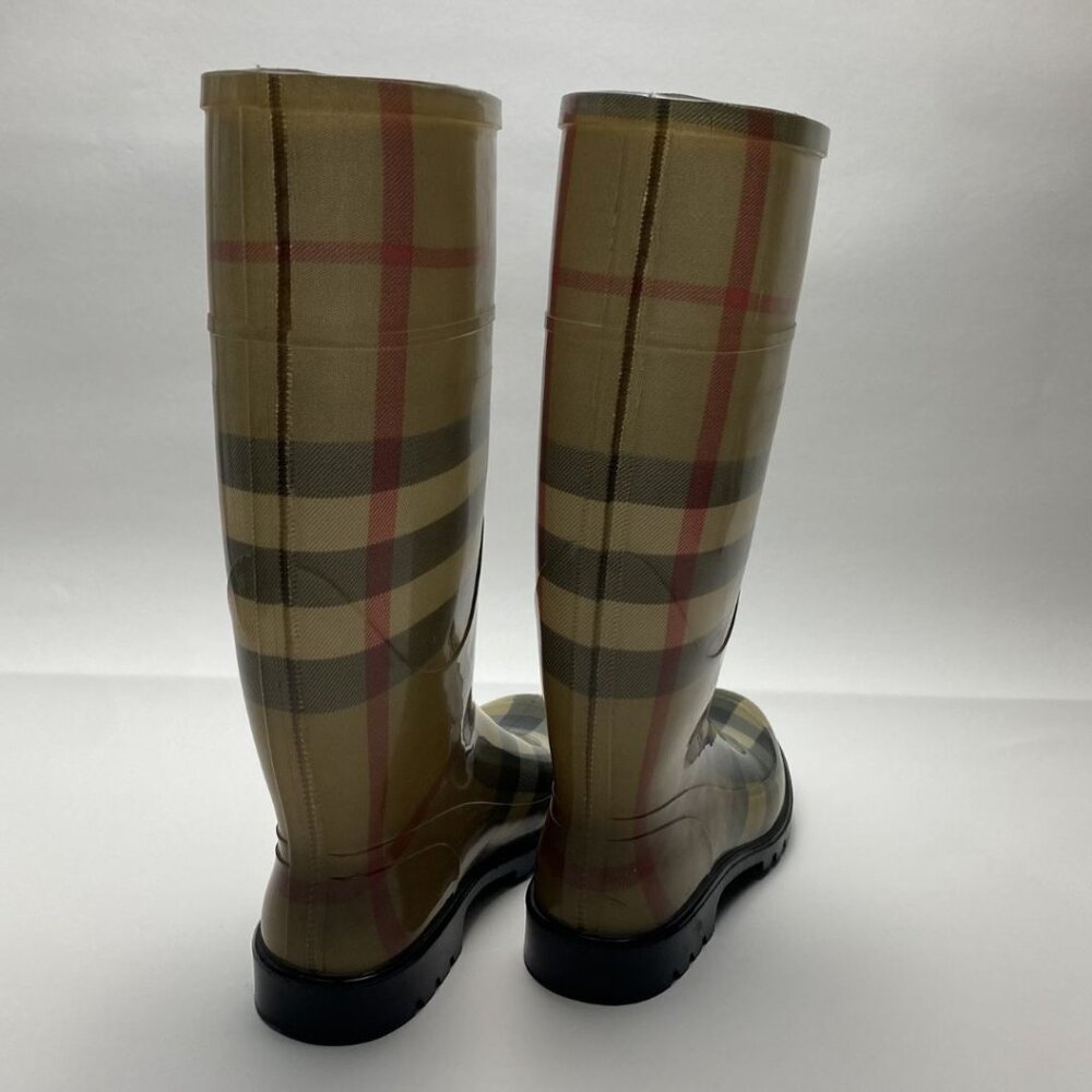 Burberry Plaid Rain Boots Size 38 - Picture 6 of 12